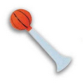 Stadium Horn W/ Basketball Shape Squeezer